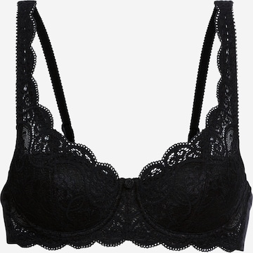 TRIUMPH Regular Bra 'Amourette 300' in Black: front