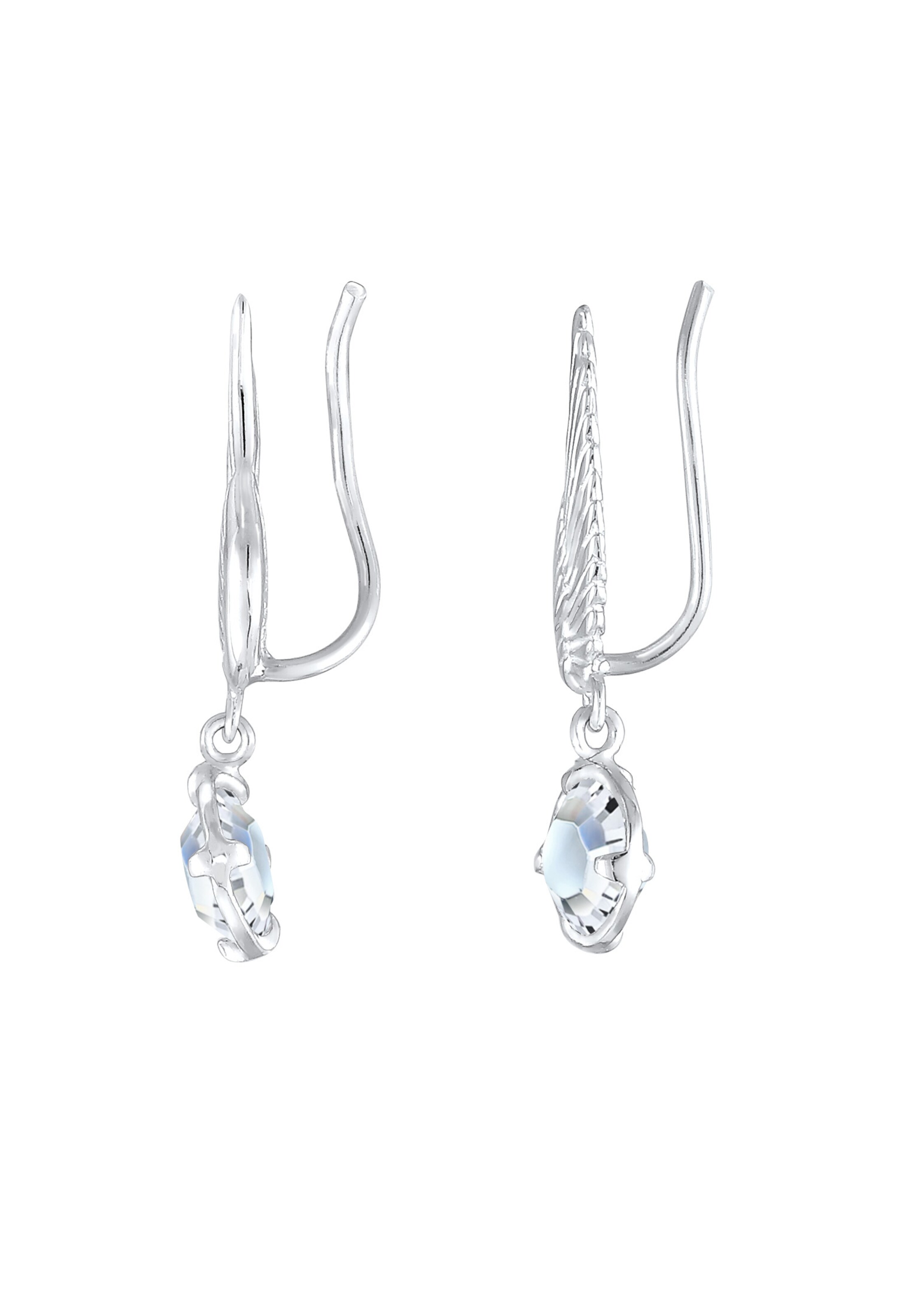 ELLI Earrings 'FEDER' in Silver