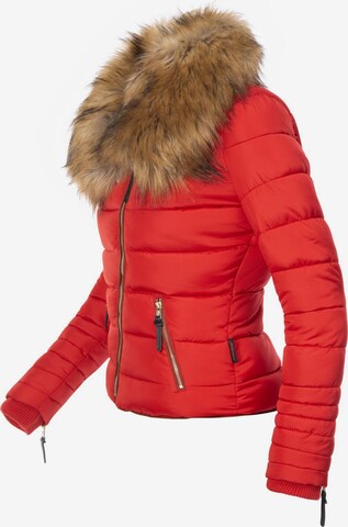 NAVAHOO Zimná bunda 'Azu' - Červená