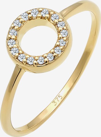 Elli DIAMONDS Ring Diamant, Verlobungsring in Gold: predná strana