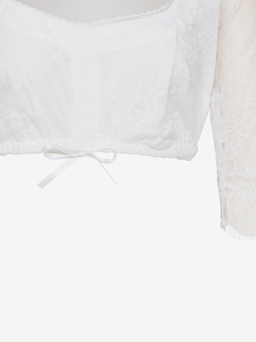 MARJO - Blusa tradicional 'Nia-Christina ' em branco