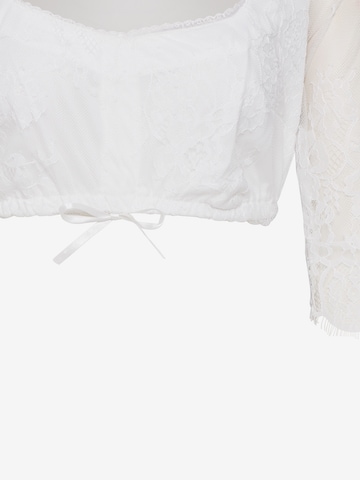 MARJO Traditional blouse 'Nia-Christina ' in White