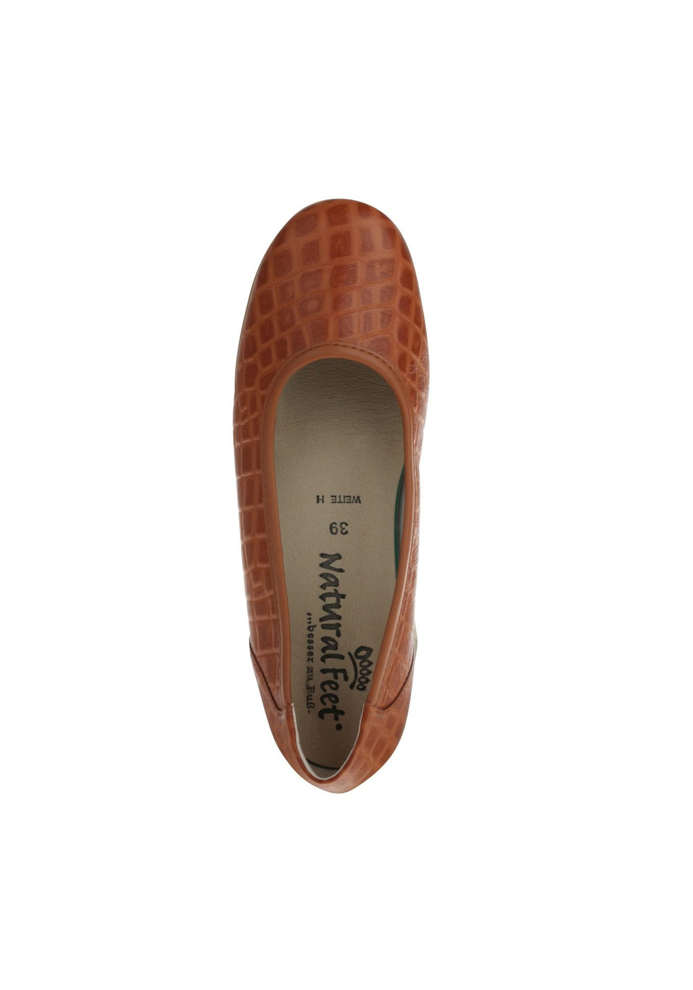 Natural Feet Ballerina 'Catharina' in Bruin