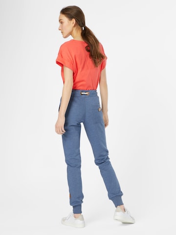 naketano Конический (Tapered) Штаны 'Deine Muttaaa' в Синий: сзади