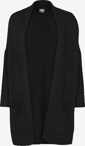 Urban Classics Oversized cardigan in Black: front