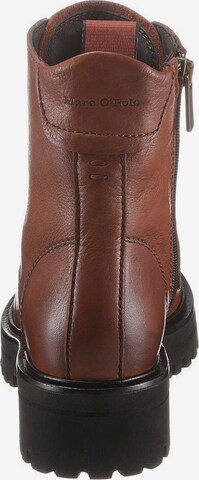 Marc O'Polo Lace-Up Ankle Boots in Brown