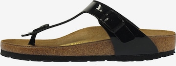 BIRKENSTOCK Σαγιονάρες διχαλωτές 'Gizeh' σε μαύρο