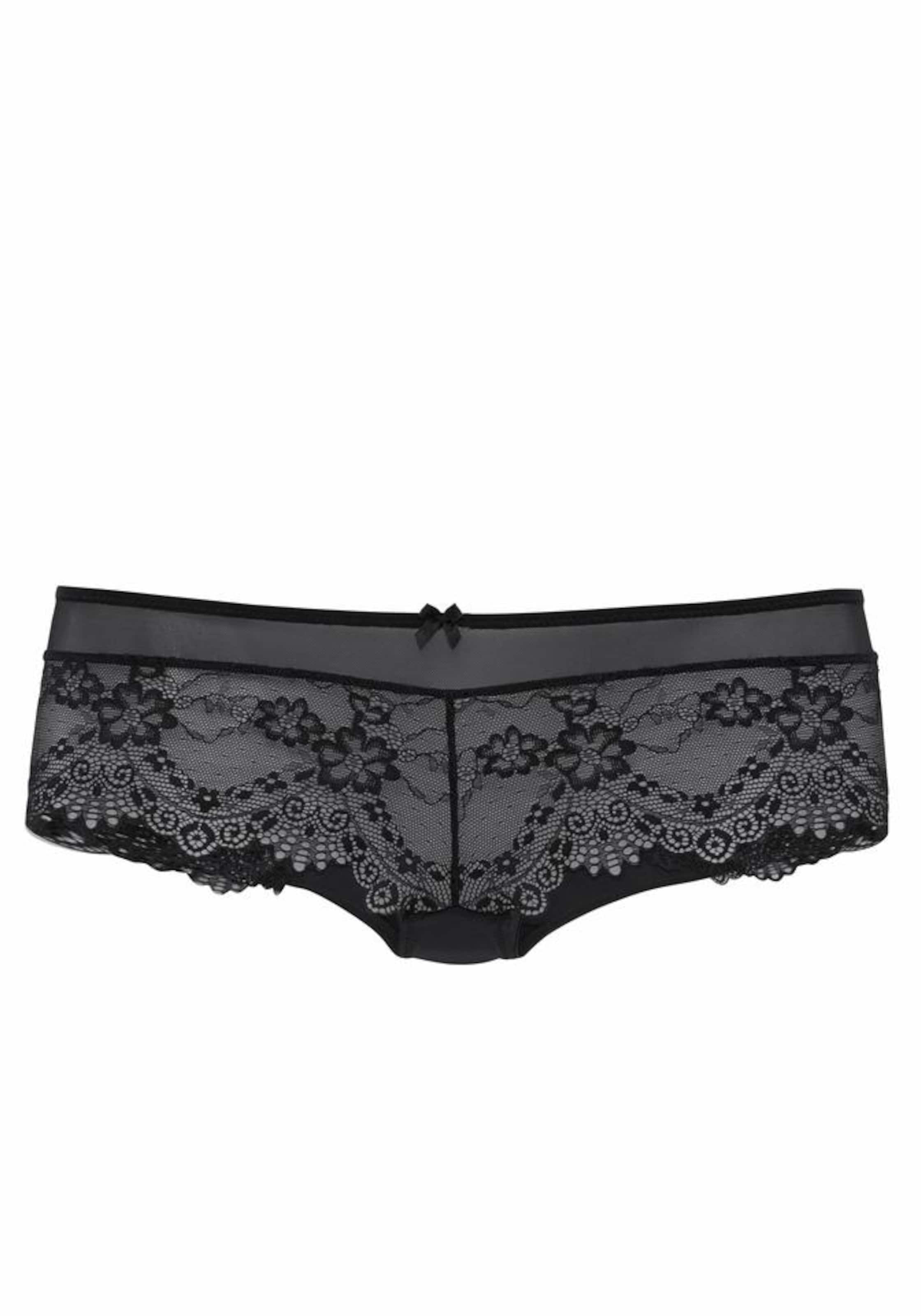 LASCANA Bugyi - fekete: elől