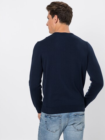 Pull-over LACOSTE en bleu : derrière