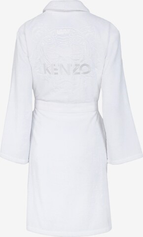 Kenzo Home Long Bathrobe in White: front