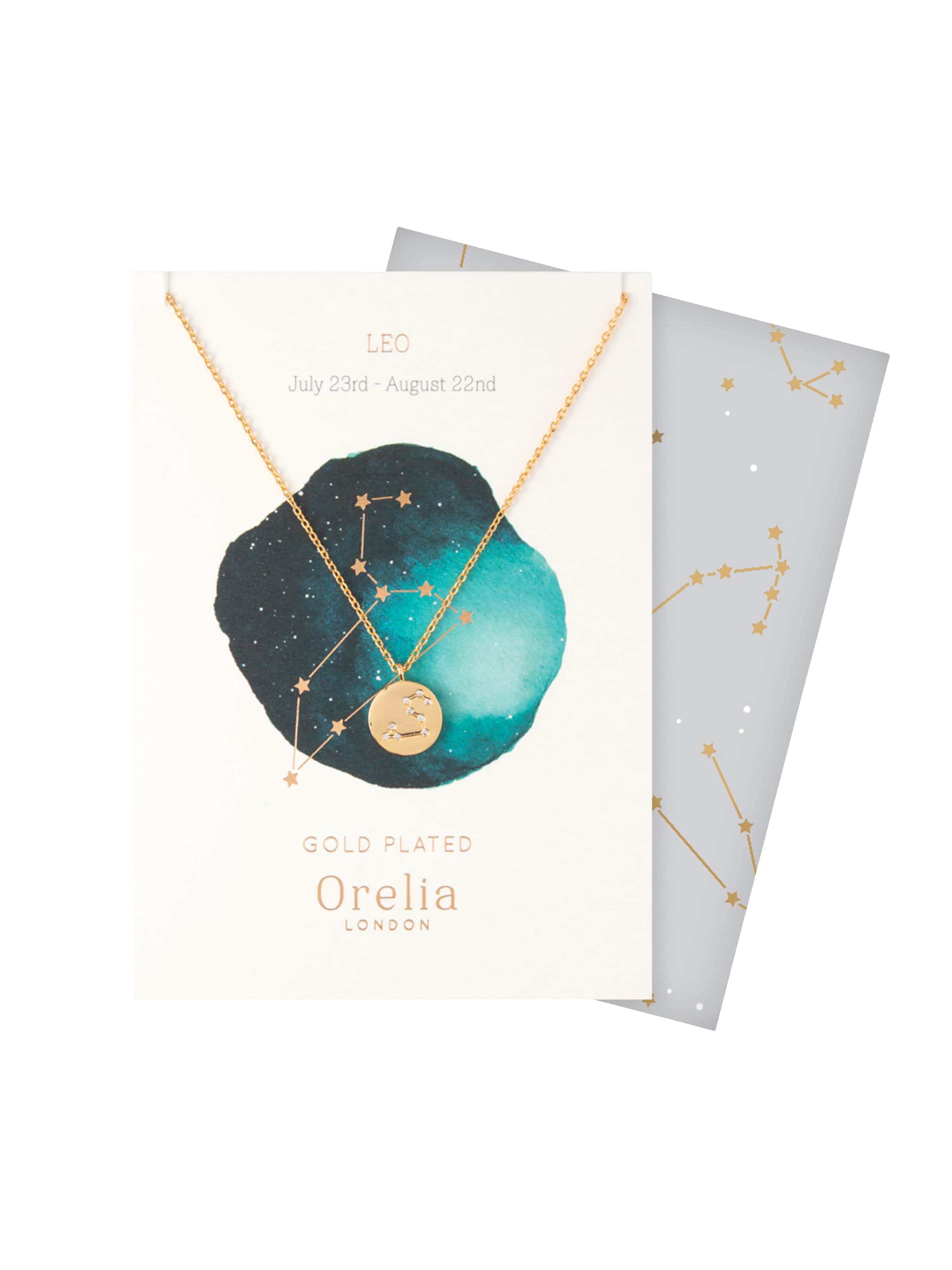 Orelia - Ketting 'Leo' in de kleur Goud