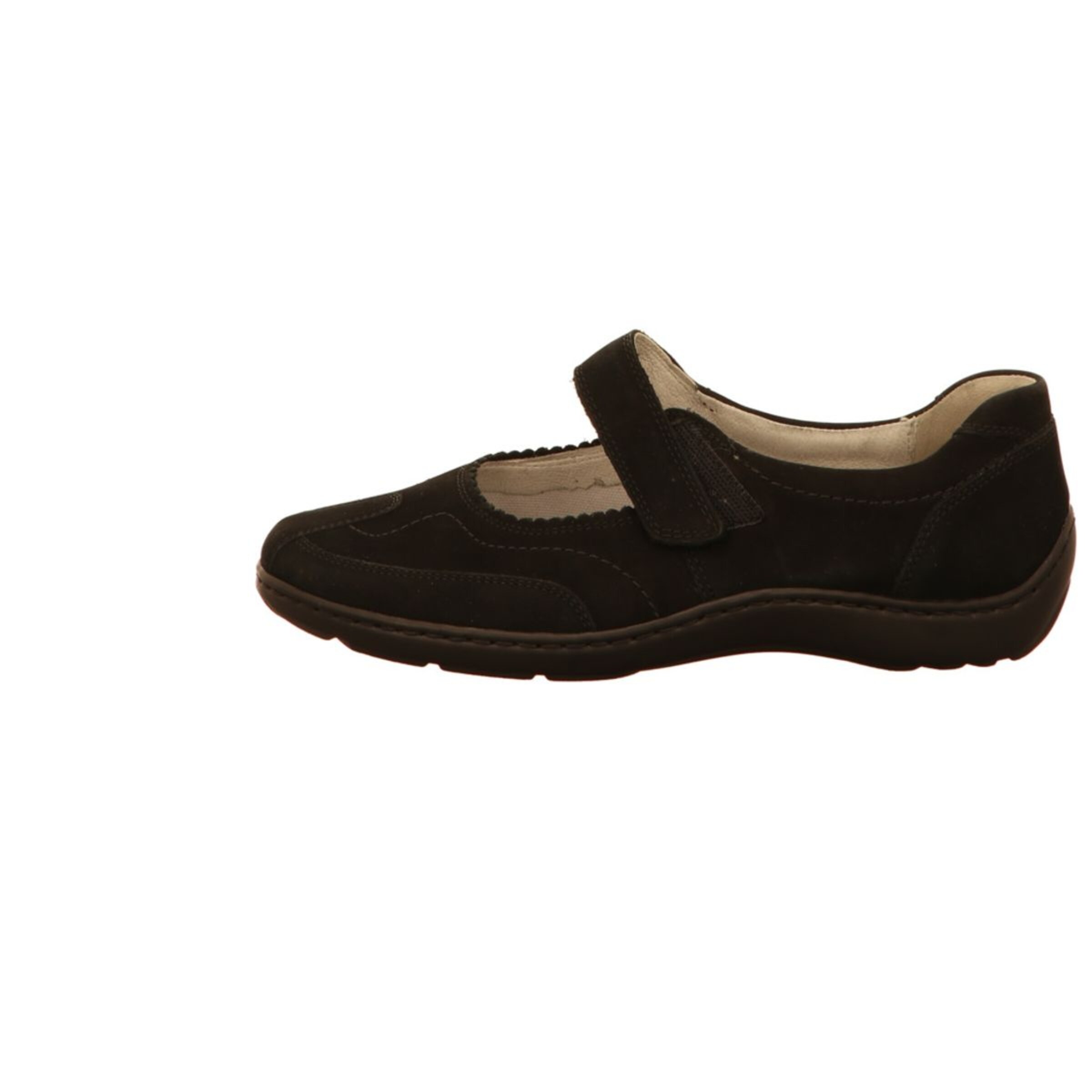 WALDLÄUFER Ballet Flats with Strap 'Henni' in Brown