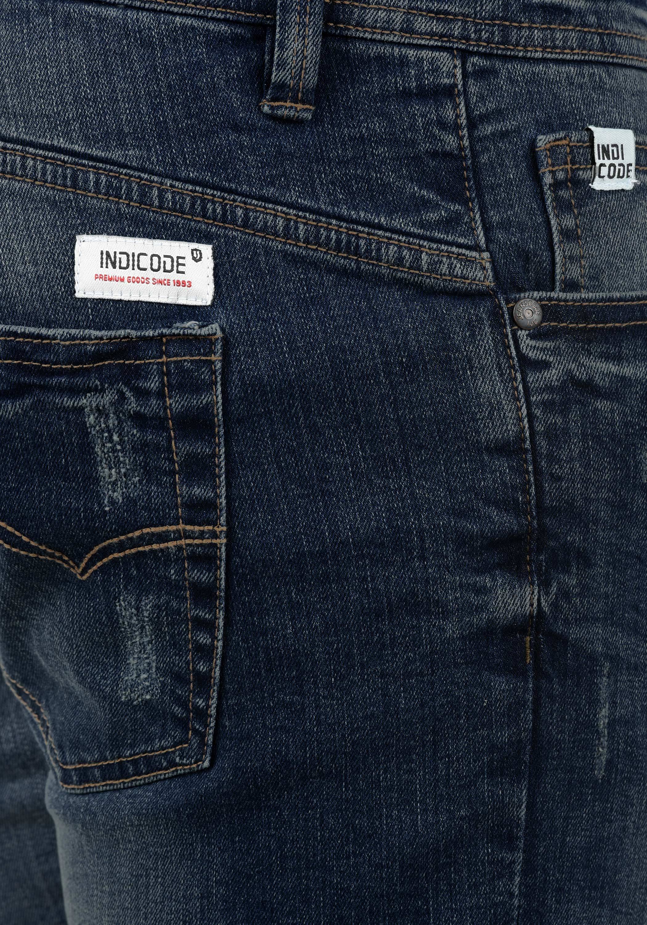 INDICODE JEANS Slimfit Jeans 'Aldersgate' in Blauw