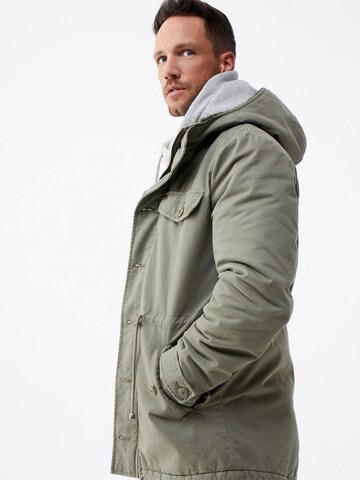 Parka mi-saison 'Jake ' DAN FOX APPAREL en vert : devant