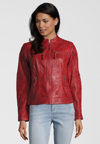 7ELEVEN Between-Season Jacket 'Bastia' in Red: front