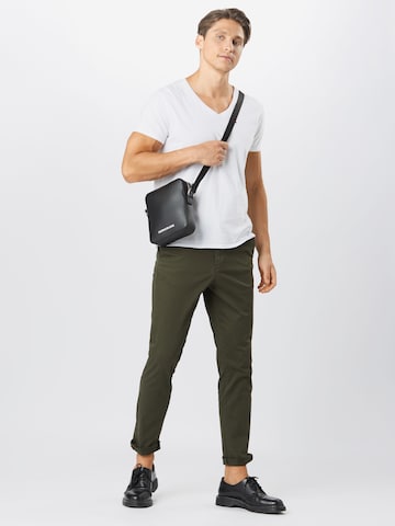 JACK & JONES Slimfit Hose 'JPSTMarco JJBowie' in Grün