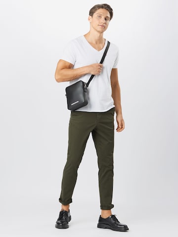 JACK & JONES - Slimfit Pantalón chino 'Marco Bowie' en verde