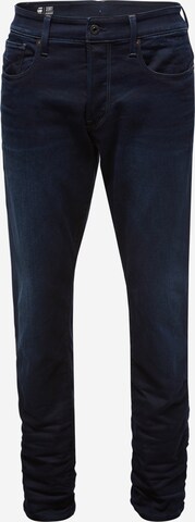 G-Star RAW Džíny '3301 Tapered' – modrá: přední strana