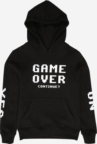 Mister Tee Regular fit Sweatshirt 'Game Over' in Black: front