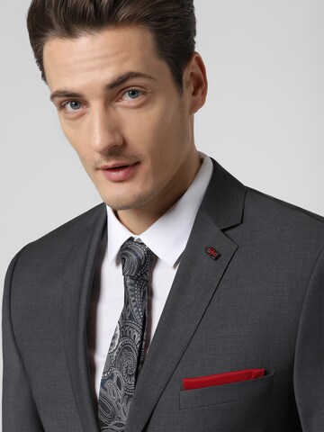 Finshley & Harding London Slimfit Baukasten-Sakko ' Lucas Athletic ' in Grau: Vorderseite