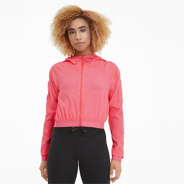 PUMA Trainingsjack 'Be Bold' in Roze: voorkant