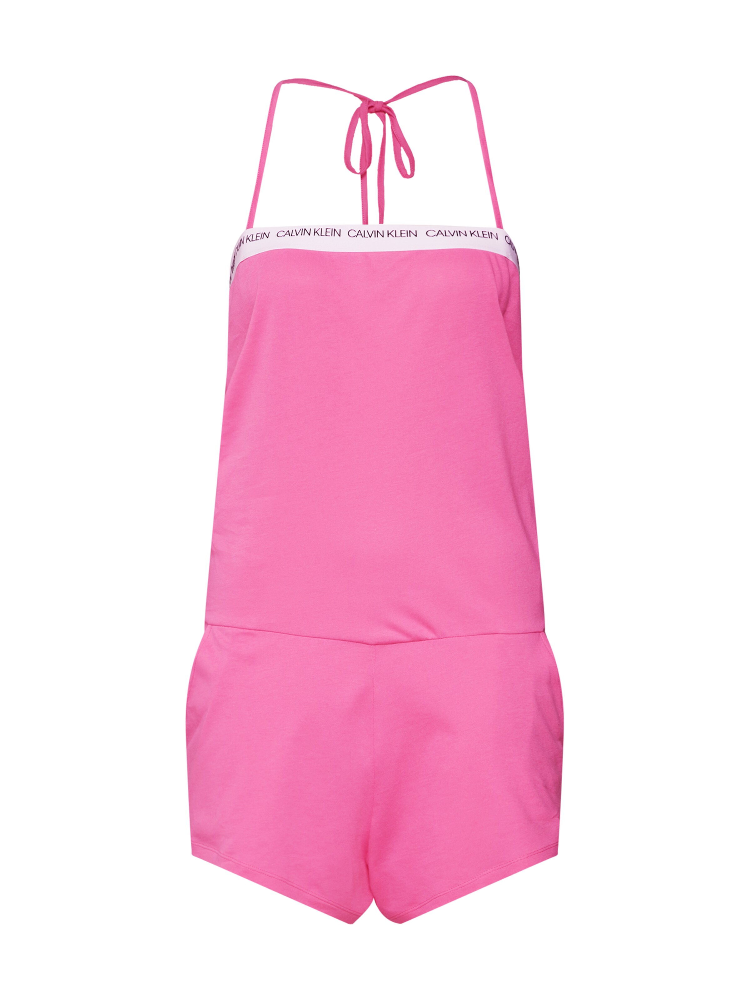 Calvin Klein Swimwear - Korte pyjama 'BANDEAU ROMPER' in de kleur Rosa