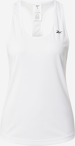 Reebok Sports Top in White: front