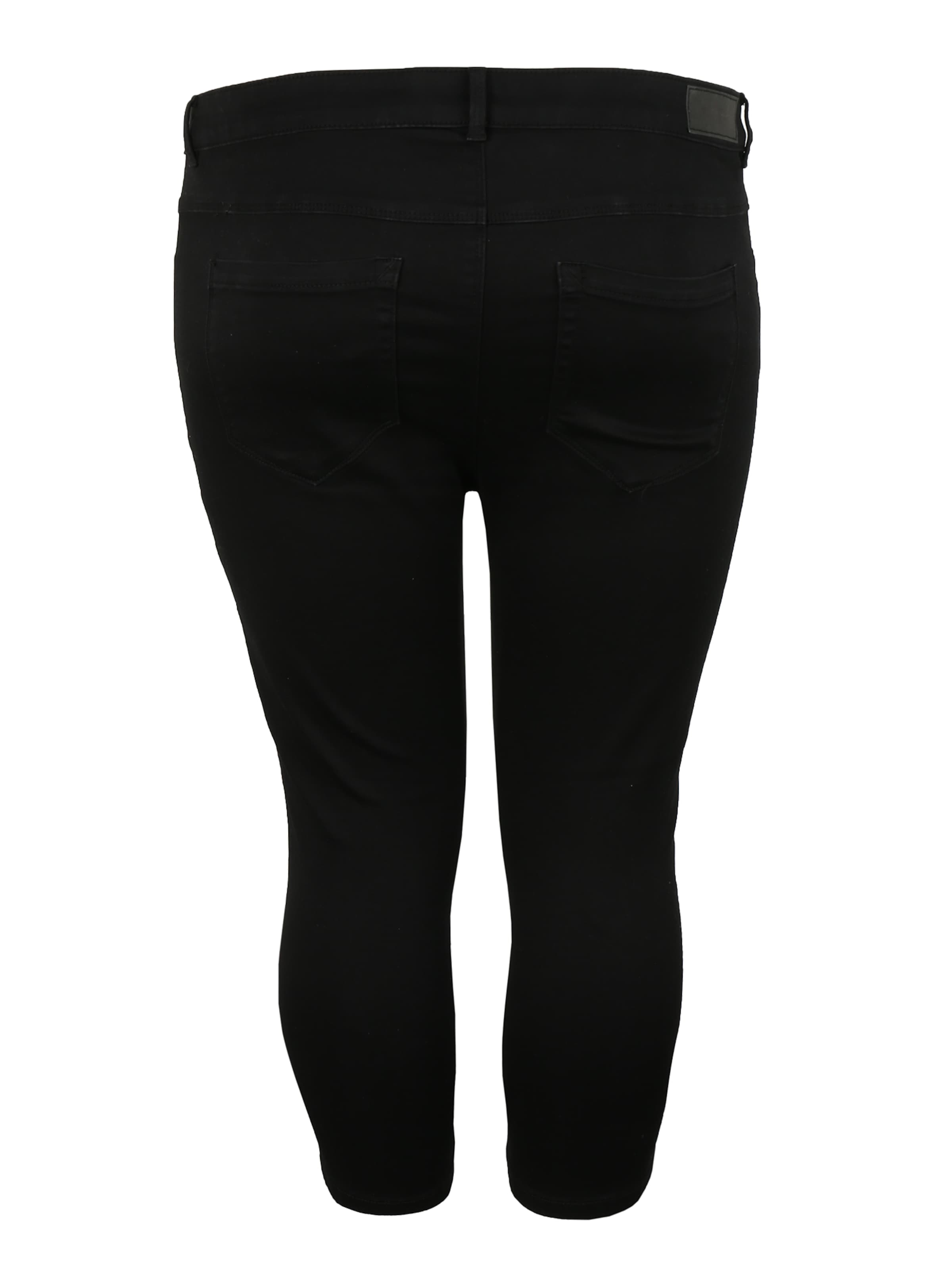 ONLY Carmakoma Skinny Jeans 'Augusta' in Black