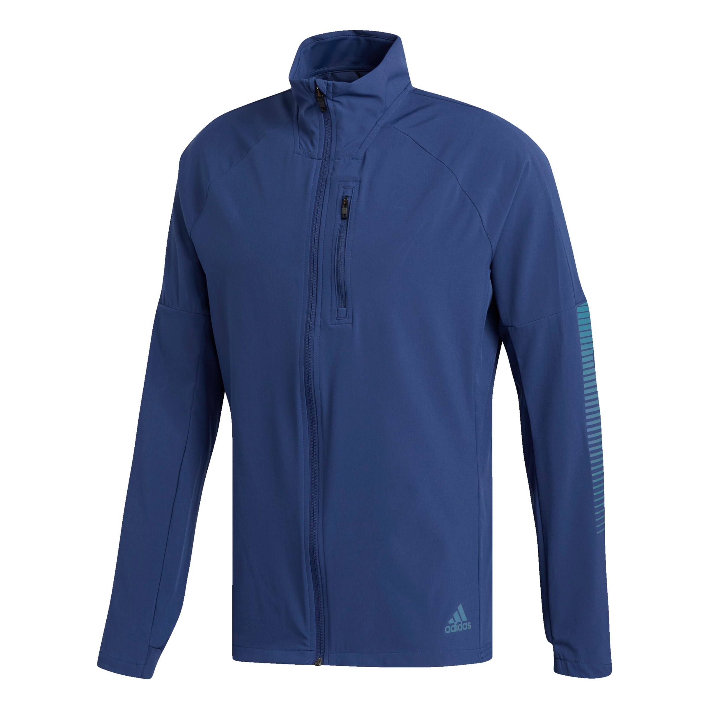ADIDAS SPORTSWEAR Jacke 'Rise Up N Run' in Blau: Vorderseite