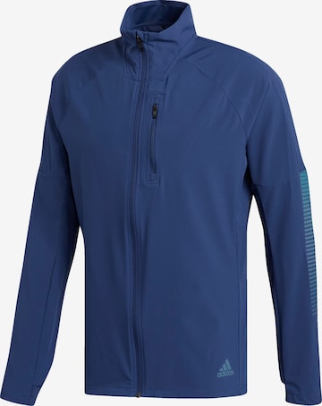 ADIDAS SPORTSWEAR Athletic Jacket 'Rise Up N Run' in Blue: front