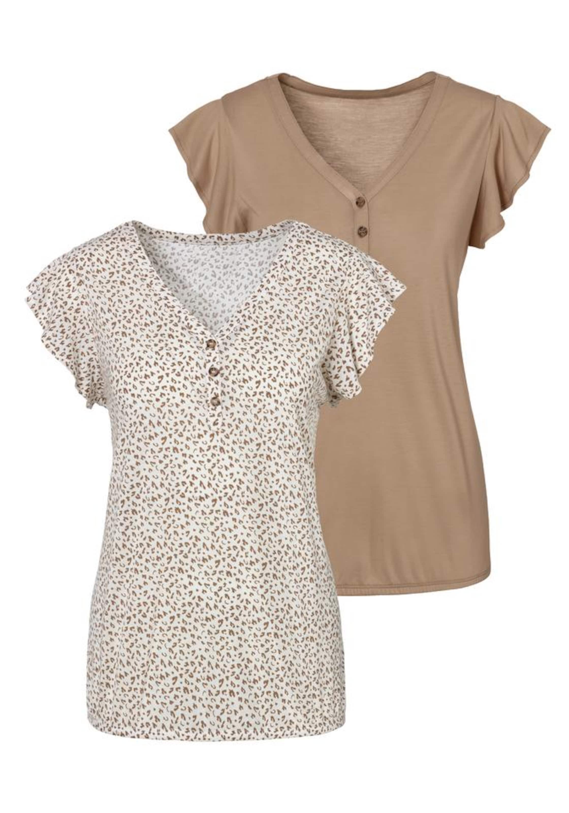 LASCANA Koszulka w kolorze biały: przód