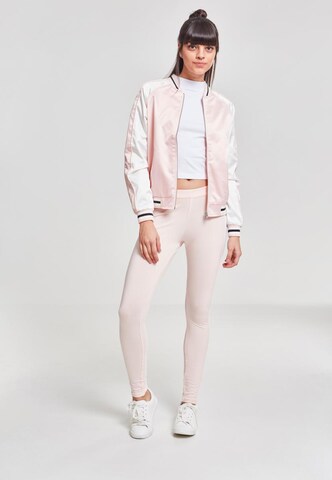 Urban Classics Between-Season Jacket in Pink