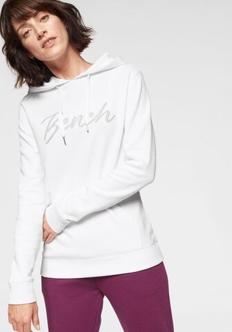 BENCH Sweatshirt in White: front