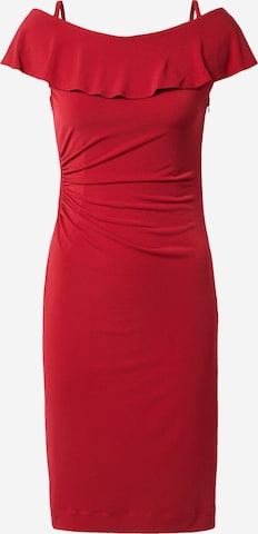 SWING Puzdrové šaty - Červená: predná strana
