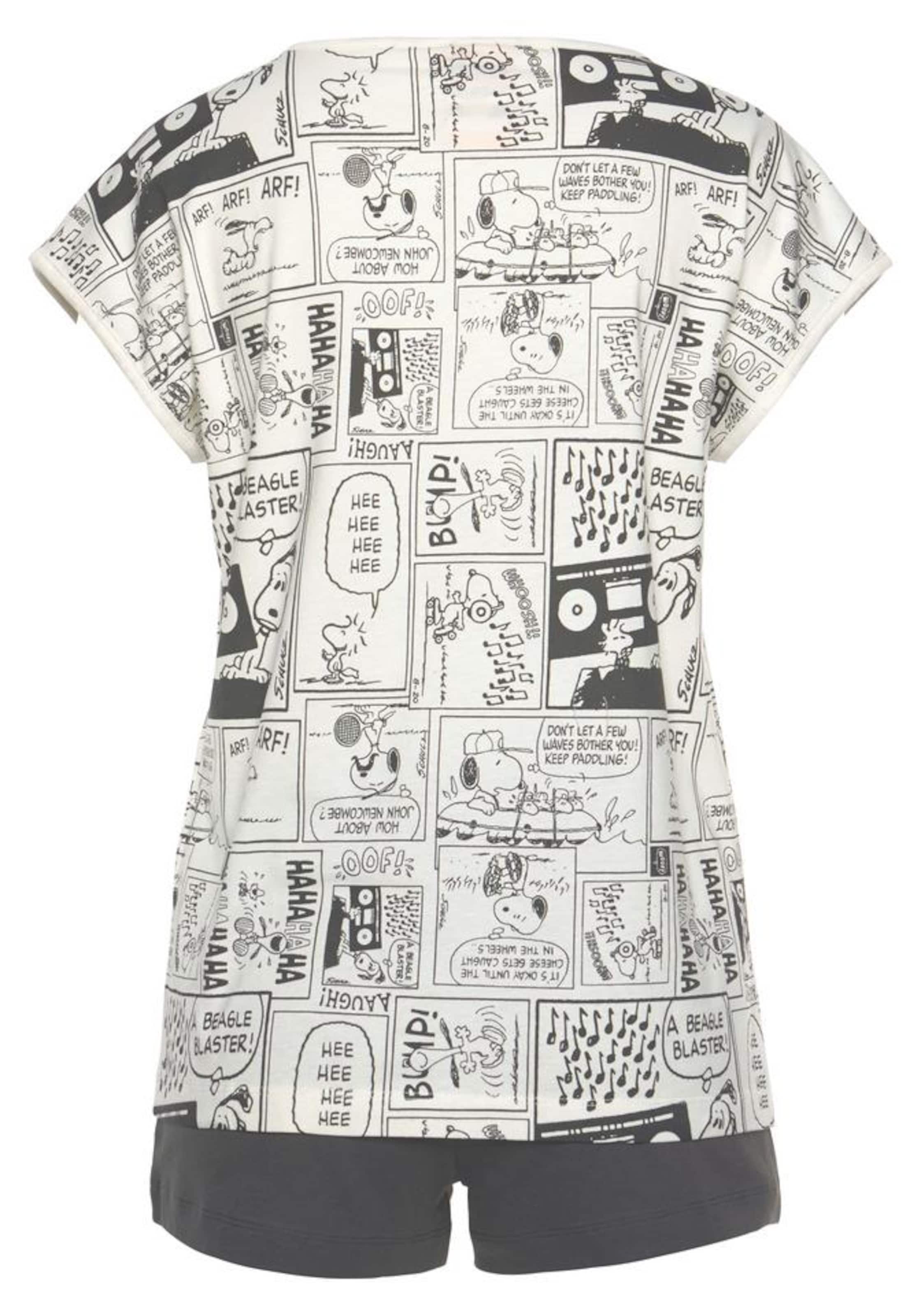 PEANUTS Шорты в Серый