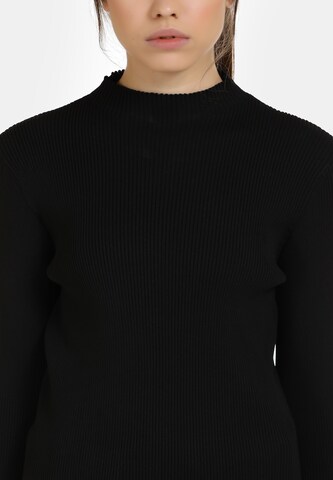 myMo ATHLSR Pullover in Schwarz: predná strana