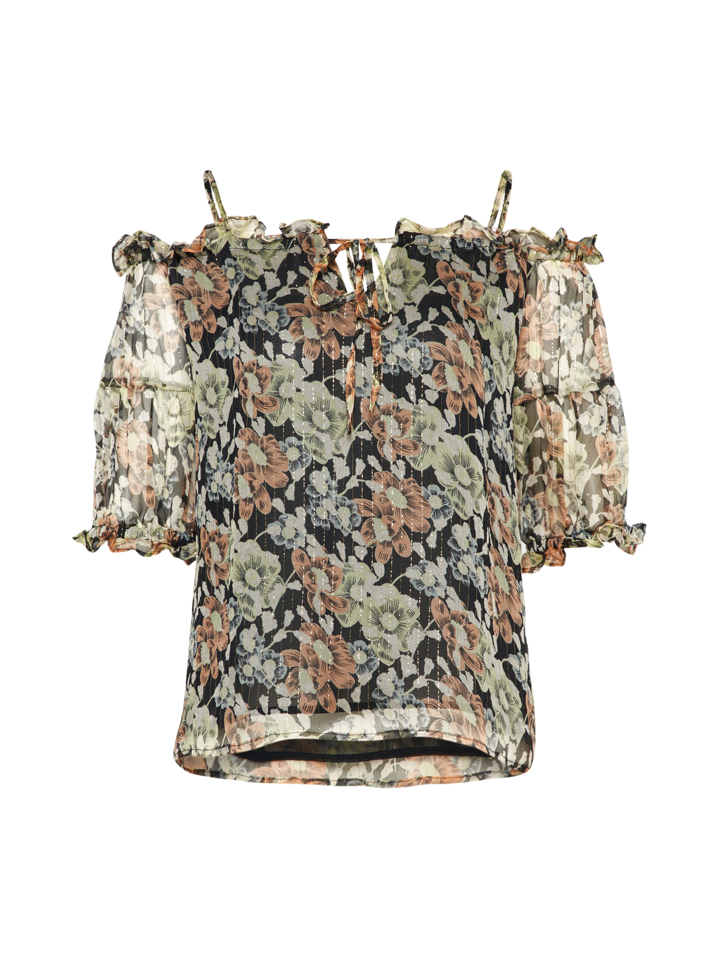 The Kooples - Tuniek 'WANTED' in de kleur Riet