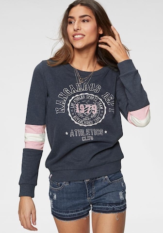 KangaROOS Sweatshirt in Blue: front