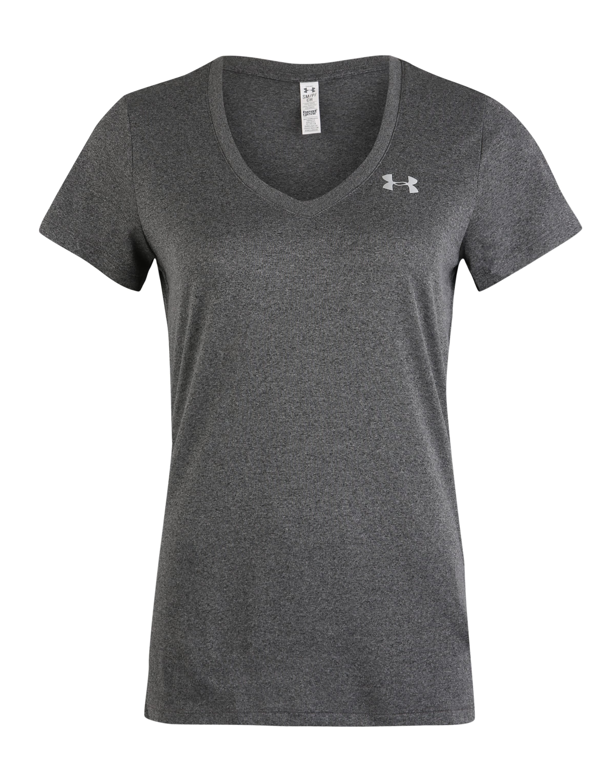 UNDER ARMOUR - Functioneel shirt 'Tech Solid' in de kleur Donkergrijs