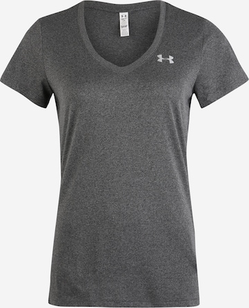 T-shirt fonctionnel UNDER ARMOUR en gris : devant