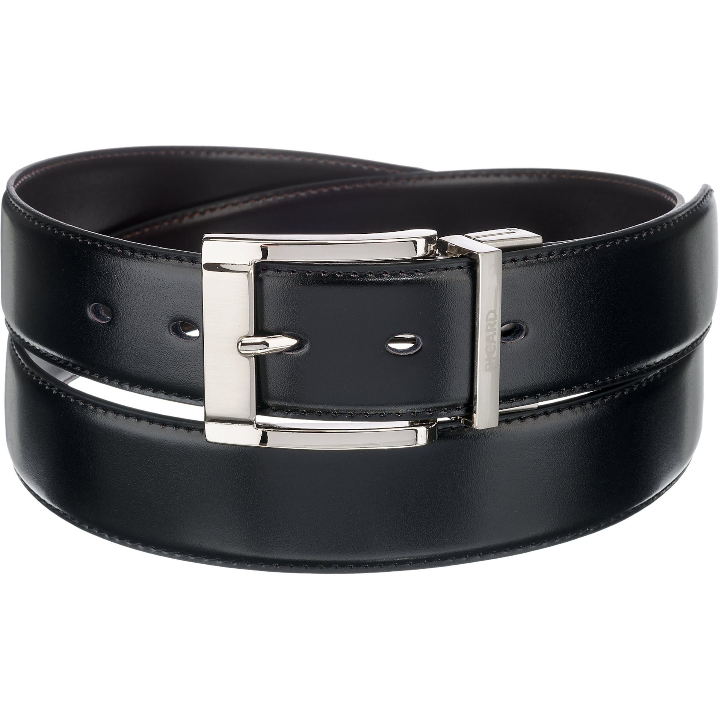 Picard Gürtel in Schwarz: Vorderseite
