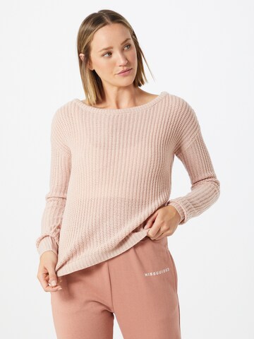Pull-over 'OPHELITA' Missguided en rose : devant