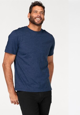 Man's World T-Shirt in Blau: Vorderseite