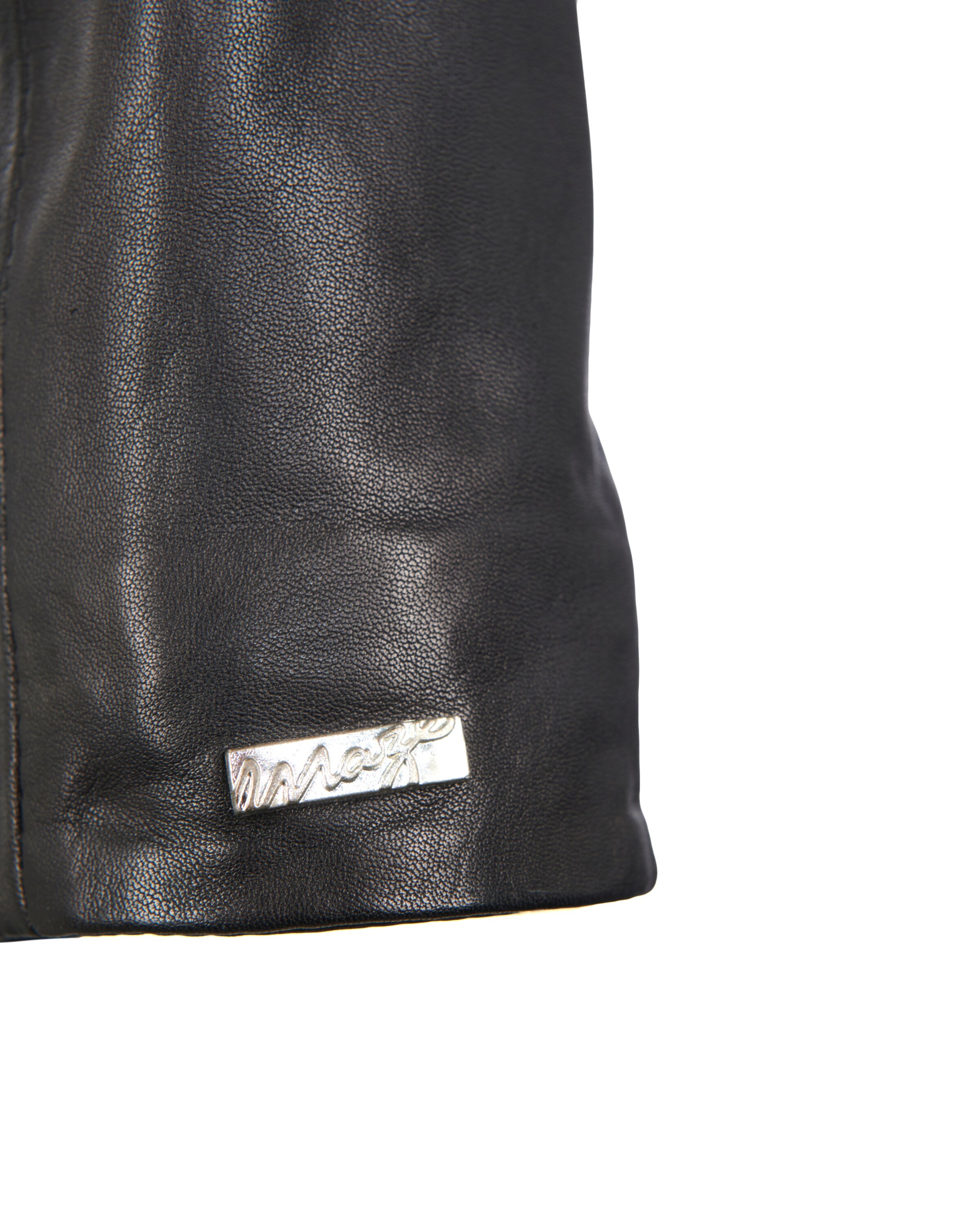 Maze Lederjacke 'Smaragd' in Schwarz