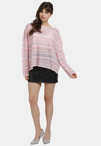 myMo at night Oversized Sweater in Pink: front