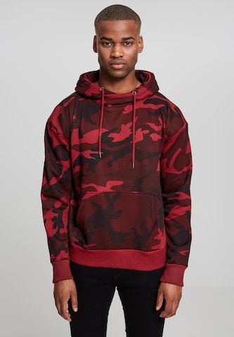 Sweat-shirt Urban Classics en rouge : devant