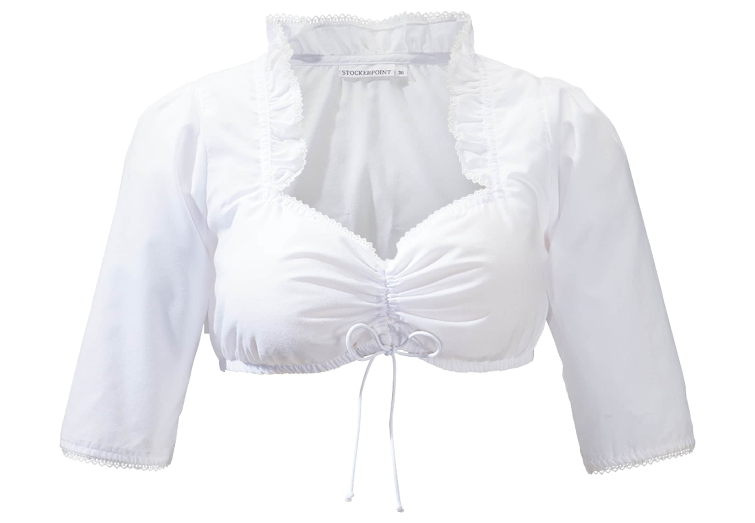 STOCKERPOINT Traditional blouse in White: front