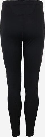 ODLO Skinny Sporthose 'Bottom long SLIQ' in Schwarz: zadná strana