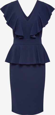 Boohoo - Vestido de cocktail em azul: frente