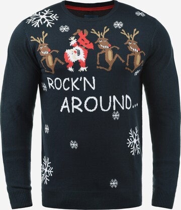 BLEND Sweater 'Rudolph' in Blue: front